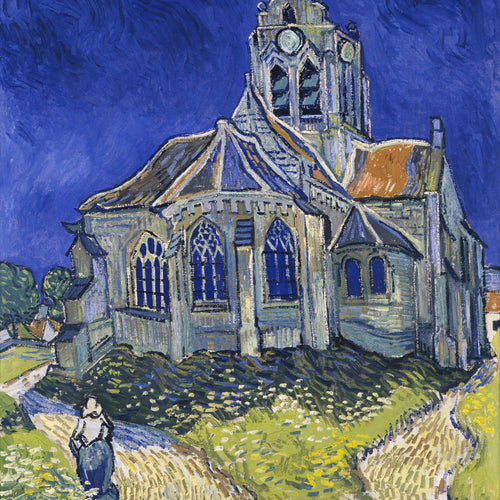 The Church at Auvers (1890) by Vincent van Gogh