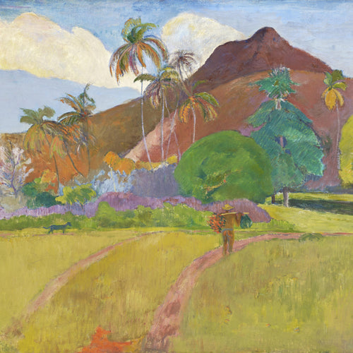 Tahitian Landscape (1891) by Paul Gauguin