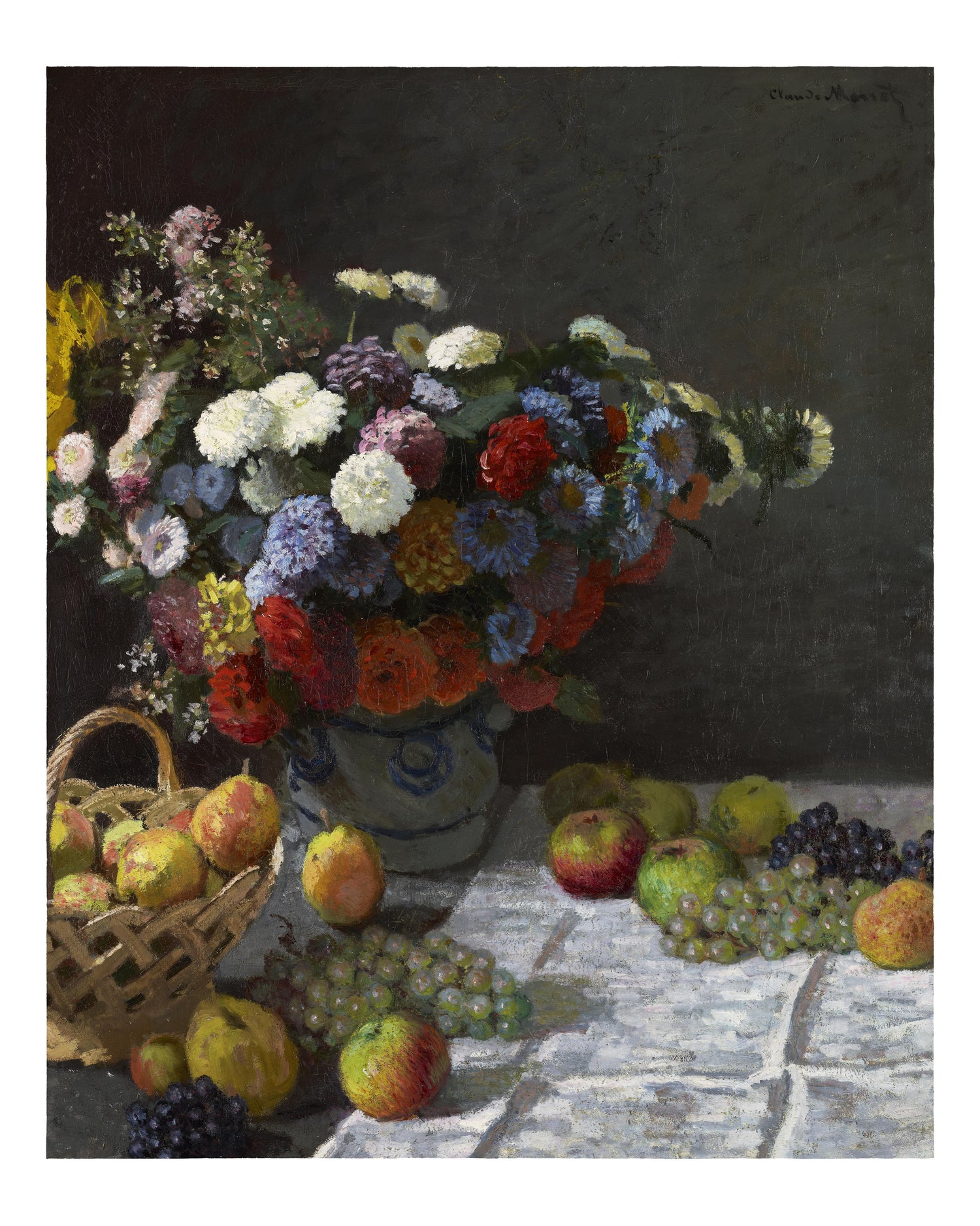 Flowers and Fruit (1869) by Claude Monet