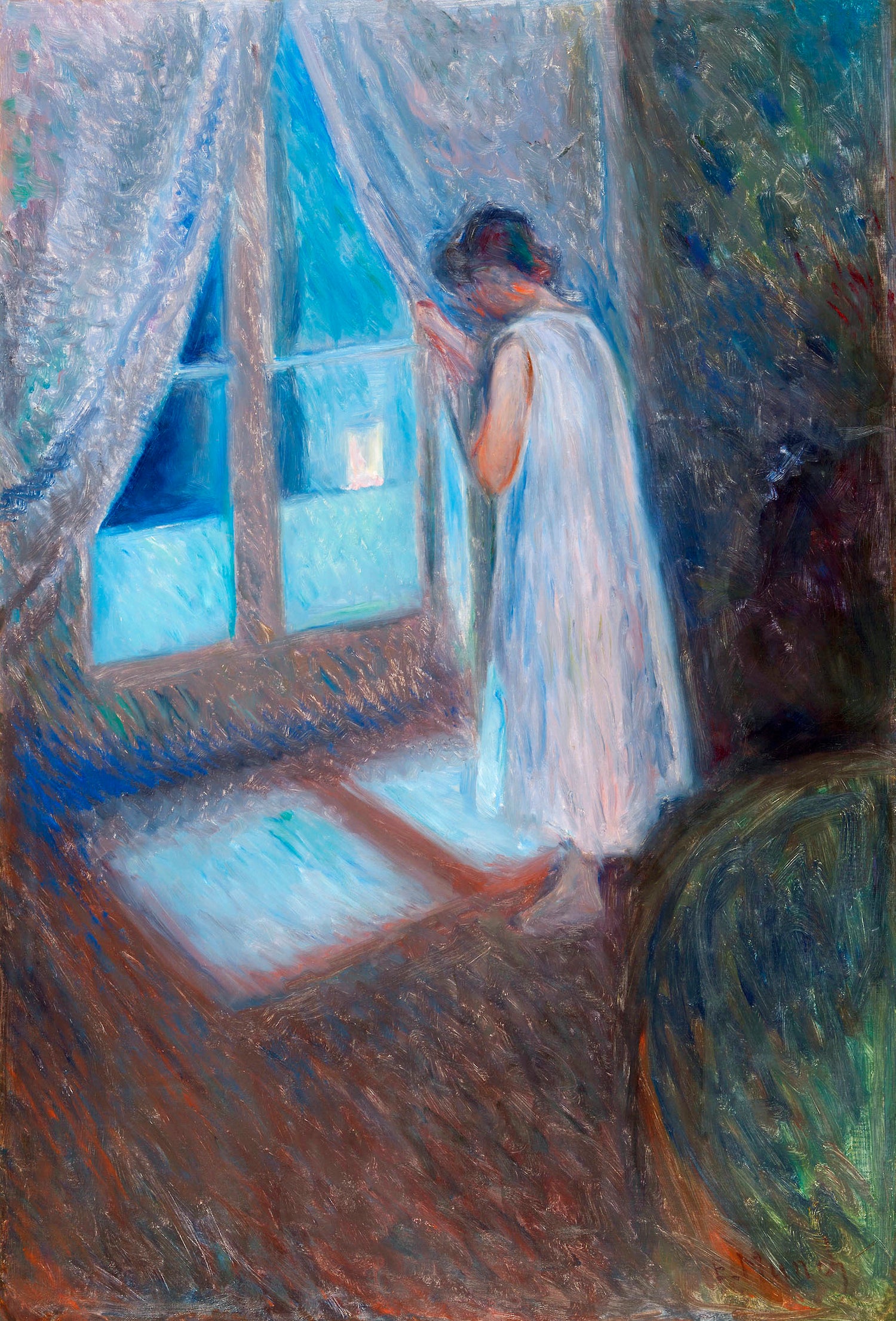 The Girl by the Window (1893) by Edvard Munch