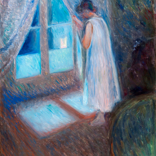 The Girl by the Window (1893) by Edvard Munch