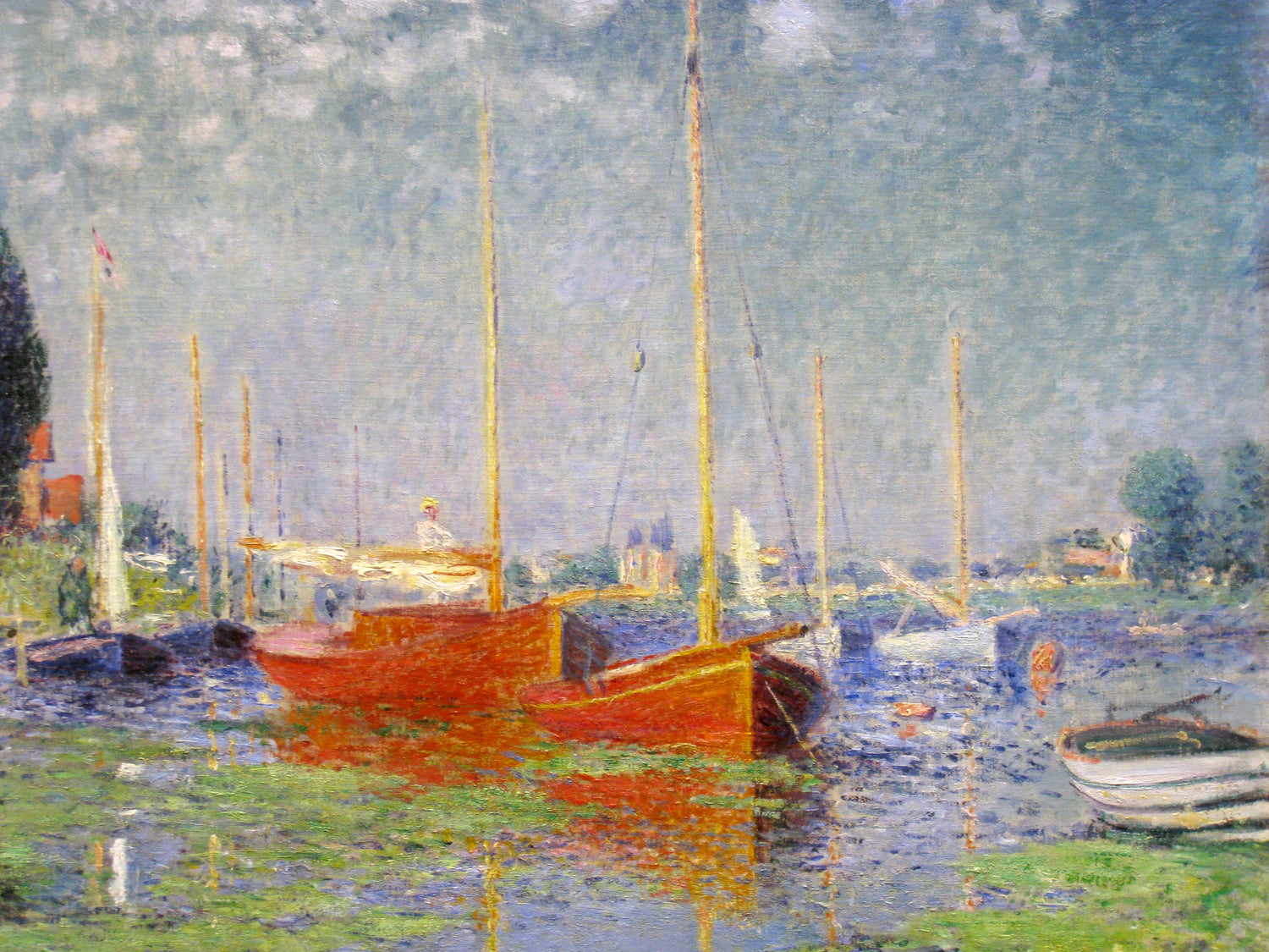 Red Boats at Argenteuil (1875) by Claude Monet