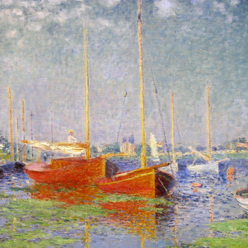 Red Boats at Argenteuil (1875) by Claude Monet