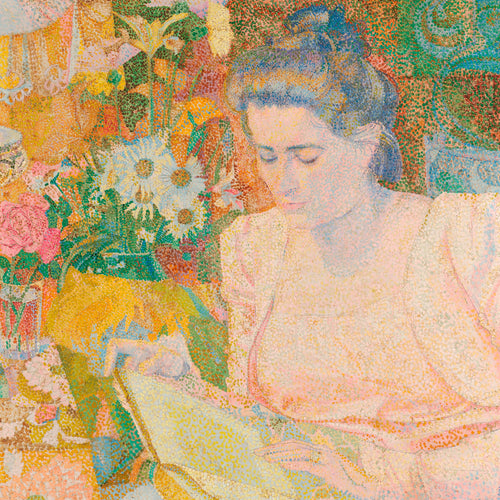 Portrait of Mrs Marie Jeannette de Lange (1900) by Jan Toorop