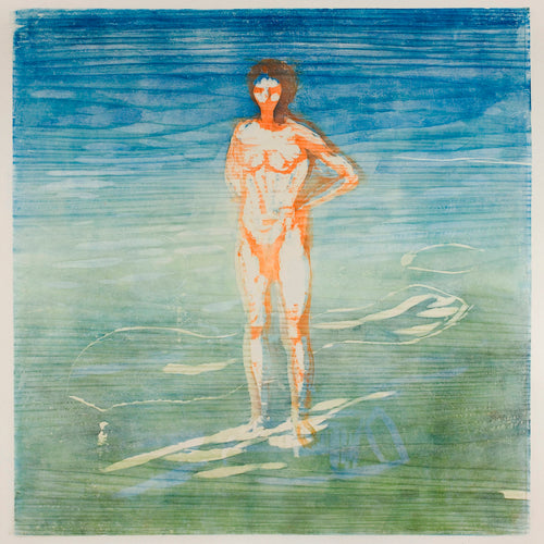 Man Bathing (1899) by Edvard Munch