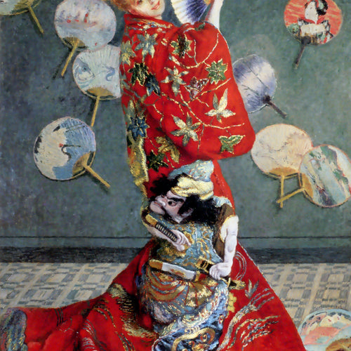 Camille Monet In Japanese Costume (1876) by Claude Monet