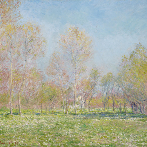 Spring in Giverny (1890) by Claude Monet