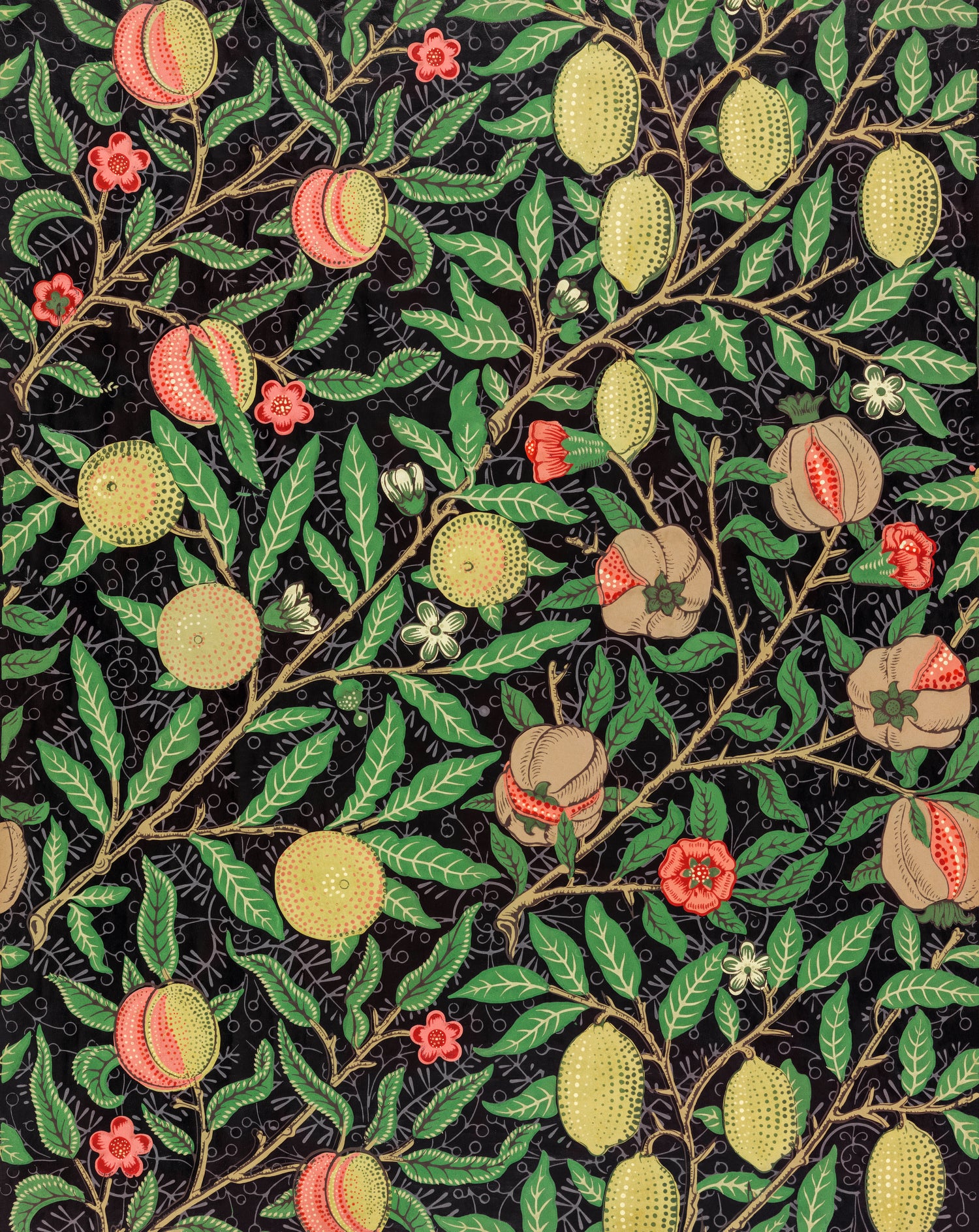 Fruit pattern (1862) by William Morris