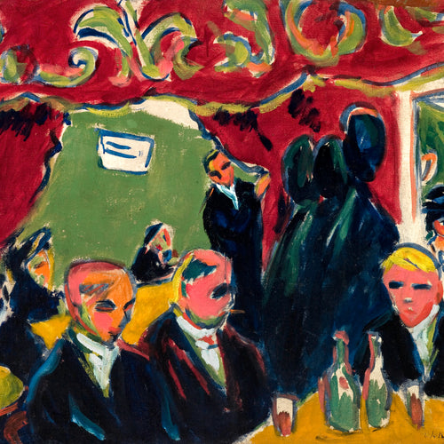 Tavern (1909) by Ernst Ludwig Kirchner