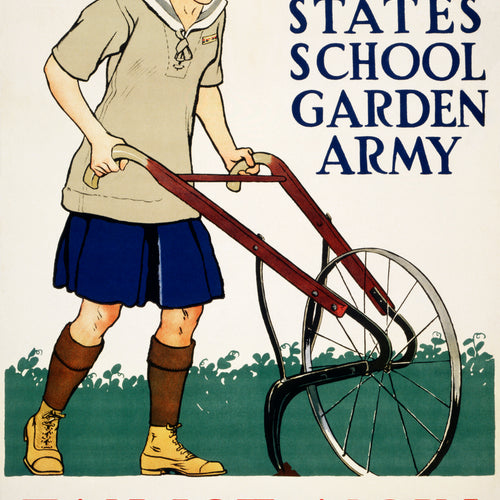 Join the United States school garden army-Enlist now (1918) by Edward Penfield