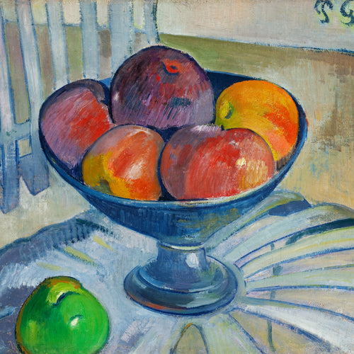 Fruit Dish on a Garden Chair (ca. 1890) by Paul Gauguin