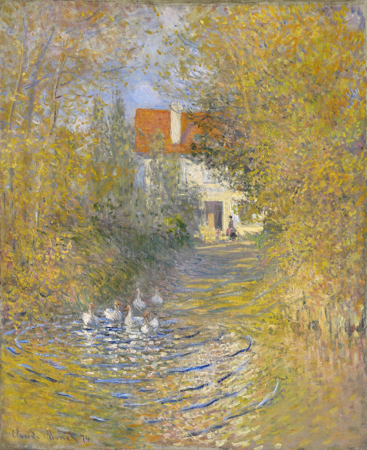 The Geese (1874) by Claude Monet