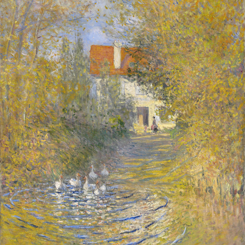 The Geese (1874) by Claude Monet