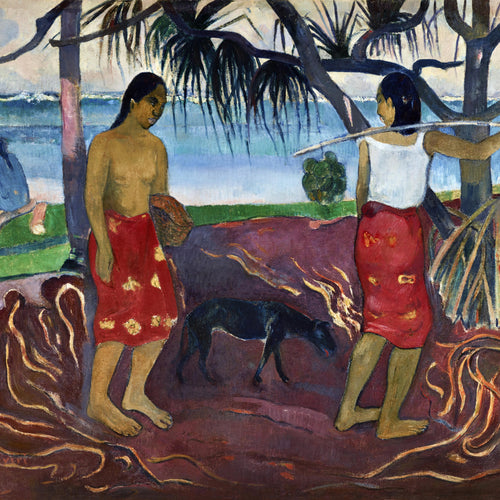 Under the Pandanus (1891) by Paul Gauguin