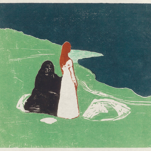 Two Women on the Shore (1898) by Edvard Munch