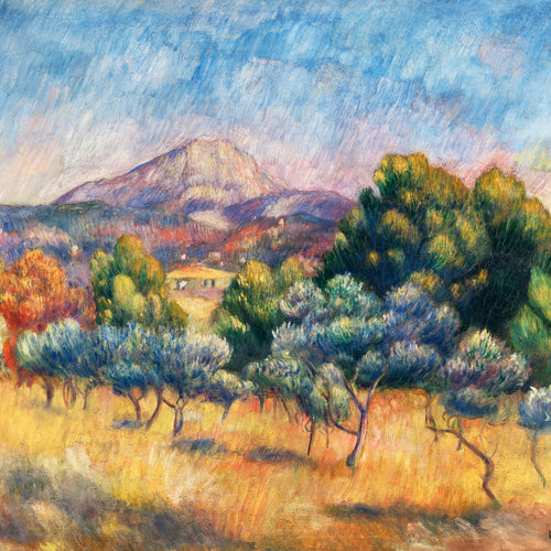 Montagne Sainte-Victoire (Paysage) (1889) by Pierre-Auguste Renoir