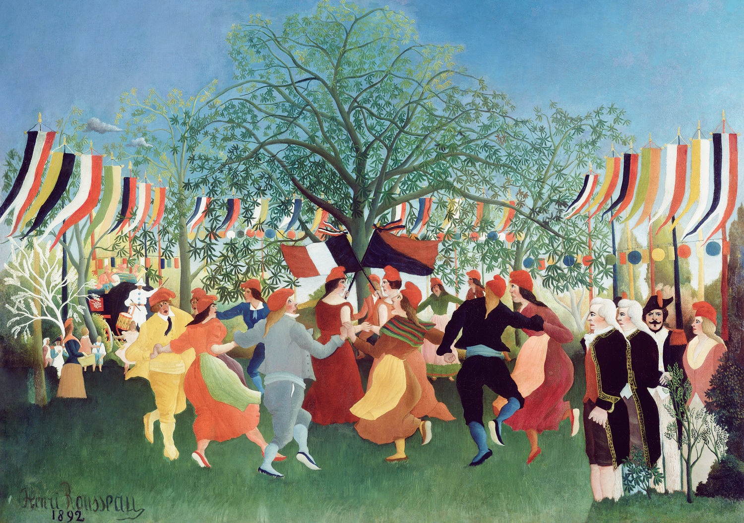 A Centennial of Independence (1892) by Henri Rousseau