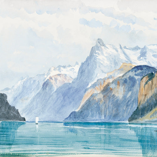 Bay of Uri, Brunnen from Switzerland (1870) by John Singer Sargent