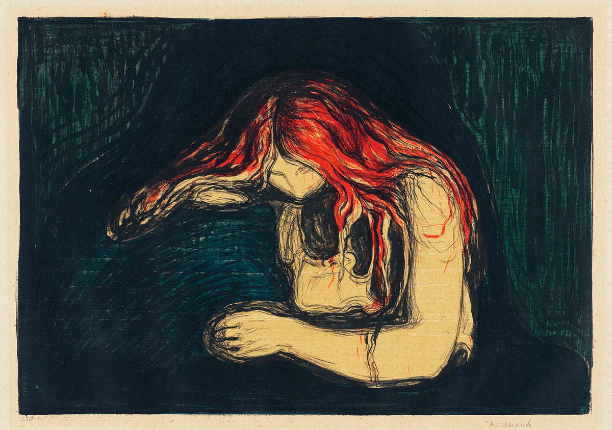 The Vampire II (1895-1902) by Edvard Munch