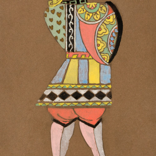 Knave of Hearts (1915) Costume Design for Alice in Wonderland (1915) by William Penhallow Henderson