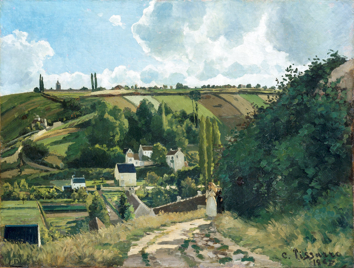 Jalais Hill, Pontoise (1867) by Camille Pissarro