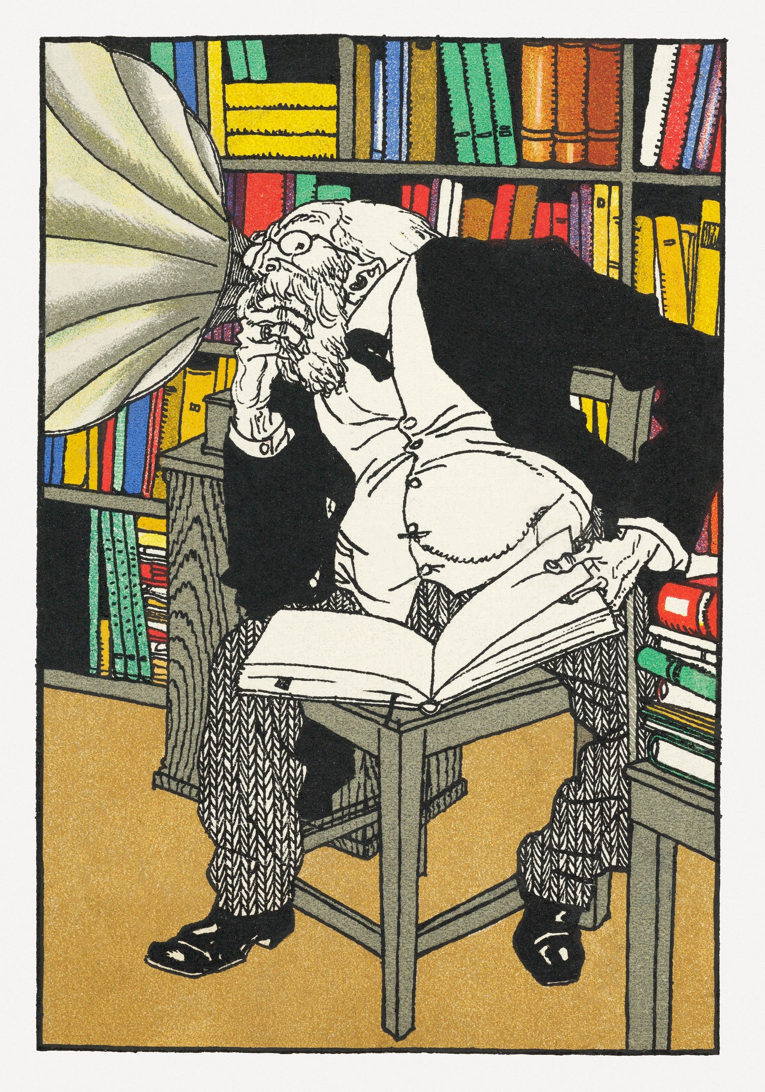 The Dialectician (Der Diaektforscher) (1911) by Moriz Jung