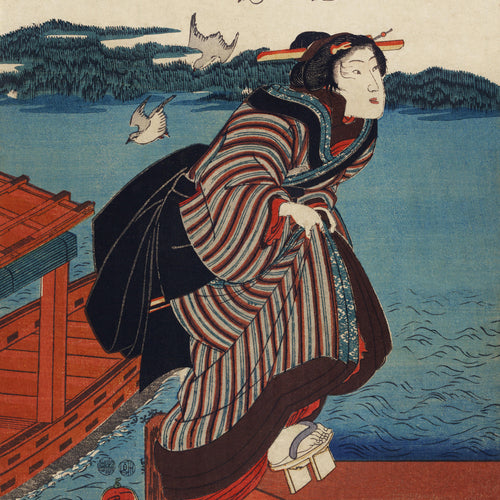 Sanbashi no Onna (1753-1806) by Utagawa Kuniyoshi