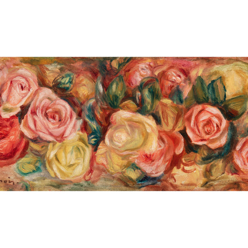 roses art print, vintage flower painting (ca.1890–1900) by Pierre-Auguste Renoir