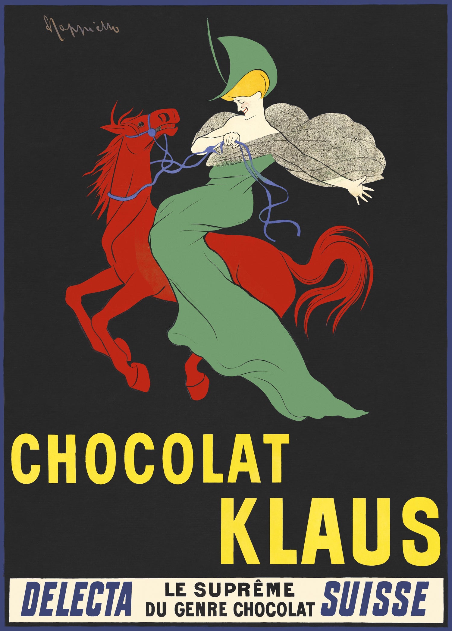 Chocolat Klaus (1903) by Leonetto Cappiello