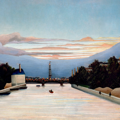 The Eiffel Tower (1898) by Henri Rousseau