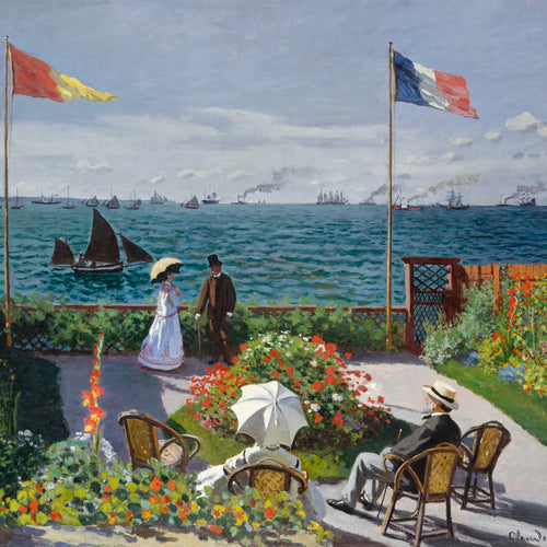 Garden at Sainte-Adresse (1867) by Claude Monet