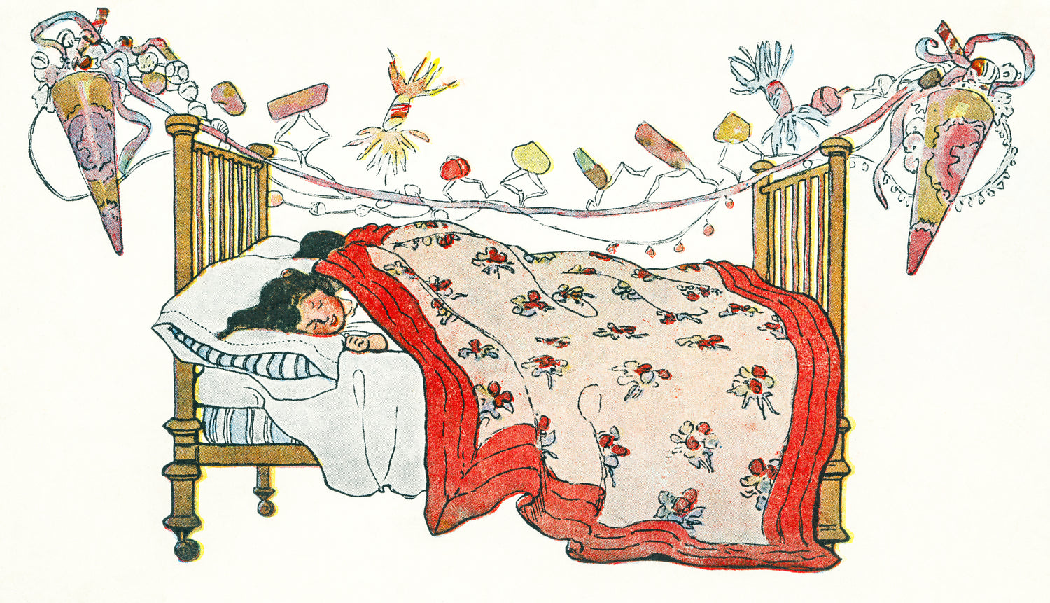 The children were nestled all snug in their beds (1863-1935) by Jessie Wilcox Smith