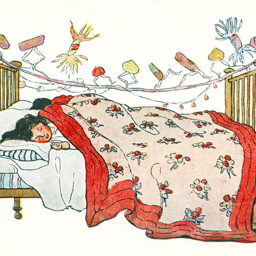 The children were nestled all snug in their beds (1863-1935) by Jessie Wilcox Smith