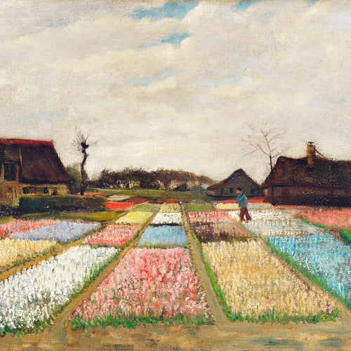 Flower Beds in Holland (c. 1883) by Vincent van Gogh