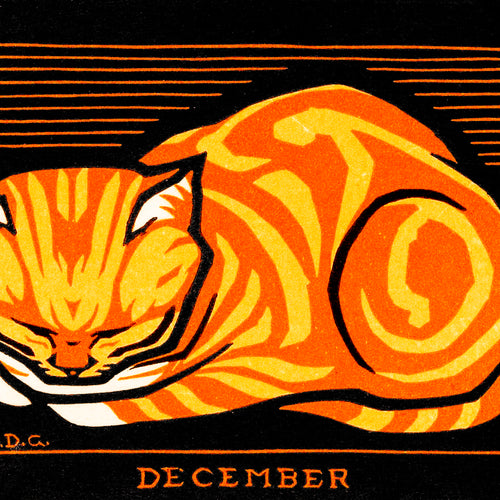 December Cat (1917) by Julie de Graag