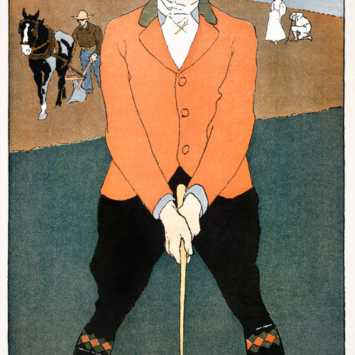 Golf Player (1898) by Edward Penfield