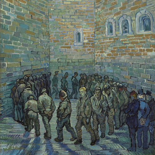 Prisoners Exercising (1890) by Vincent van Gogh