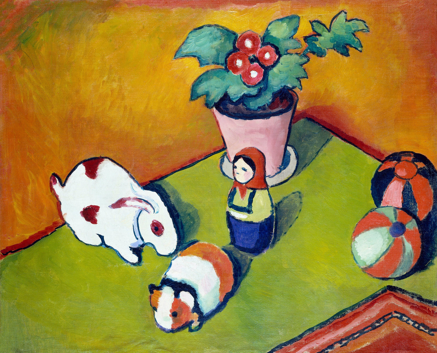 Little Walter's Toys (1912) by August Macke