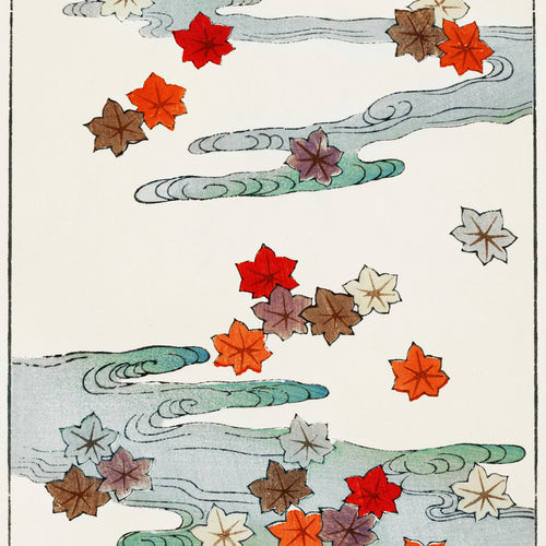 Autumn and water illustration from Bijutsu Sekai (1893-1896) by Watanabe Seitei