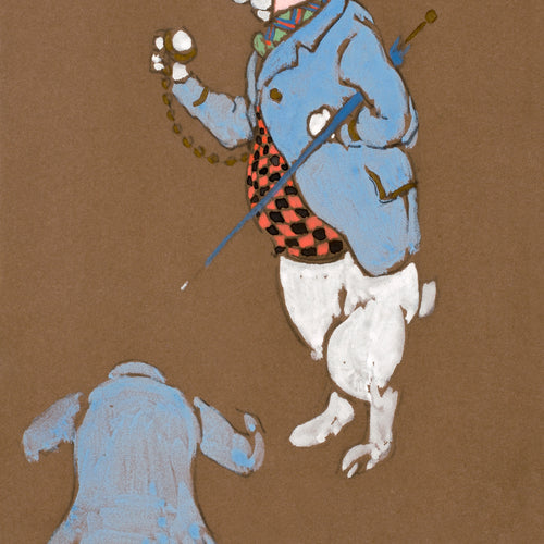 White Rabbit (1915) Costume Design for Alice in Wonderland (1915) by William Penhallow Henderson