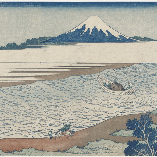 The Jewel River in Musashi Province (1830-1833) by Katsushika Hokusai