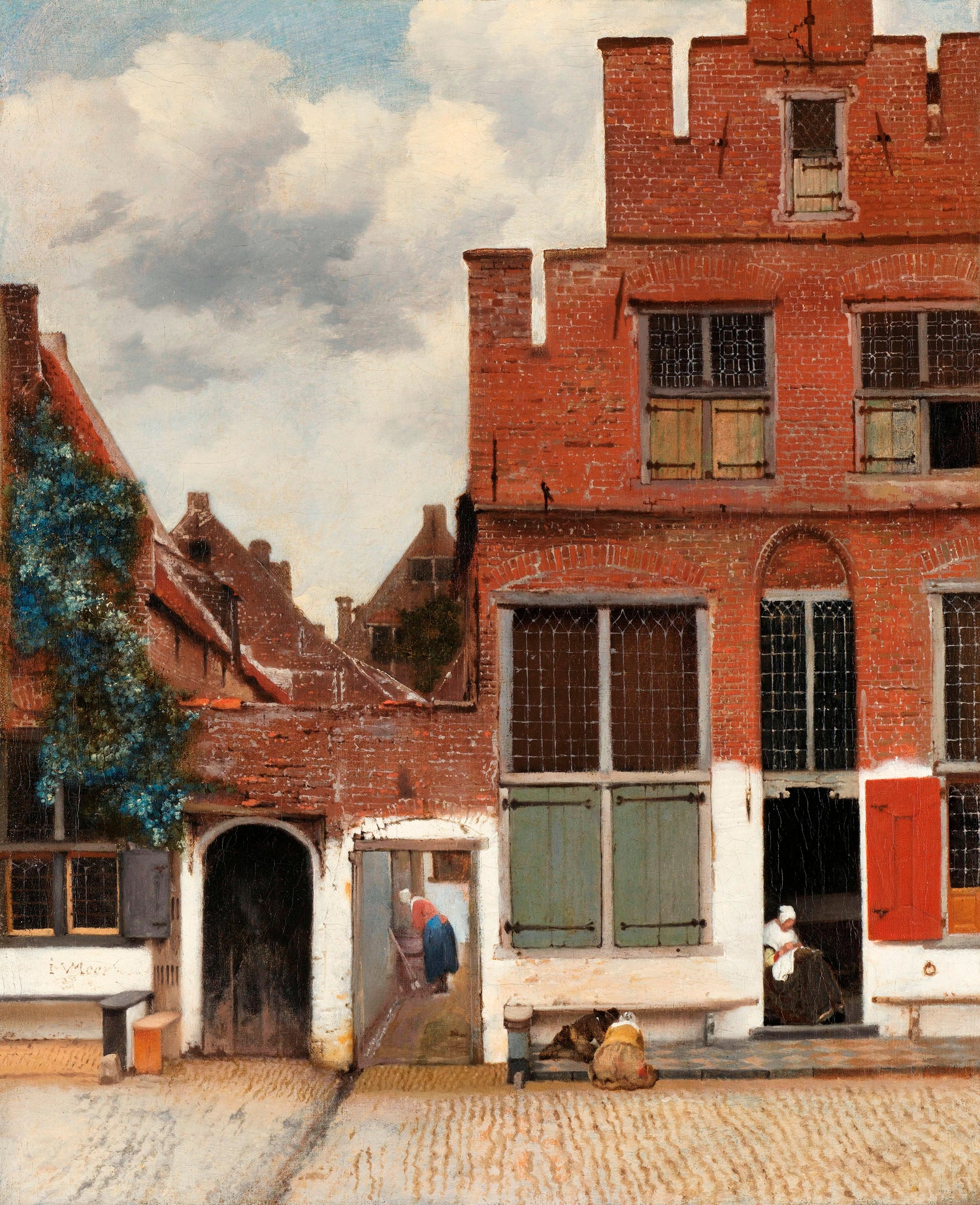 The Little Street (ca. 1658) by Johannes Vermeer