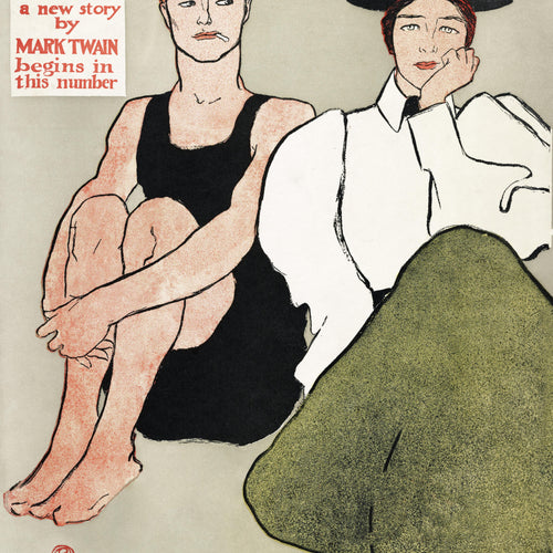 Two seated women (1896) by Edward Penfield