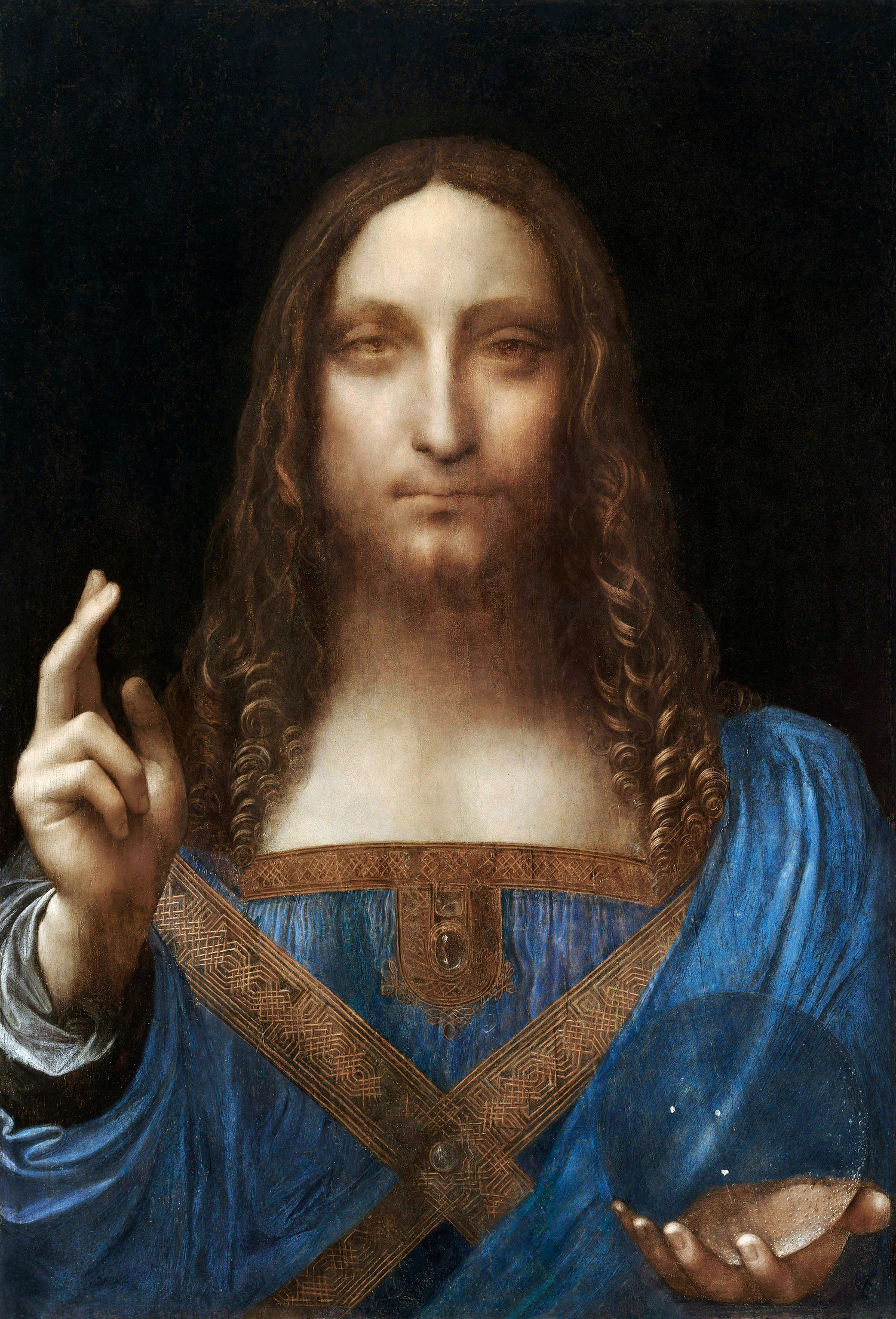 Salvator Mundi (1500) by Leonardo da Vinci