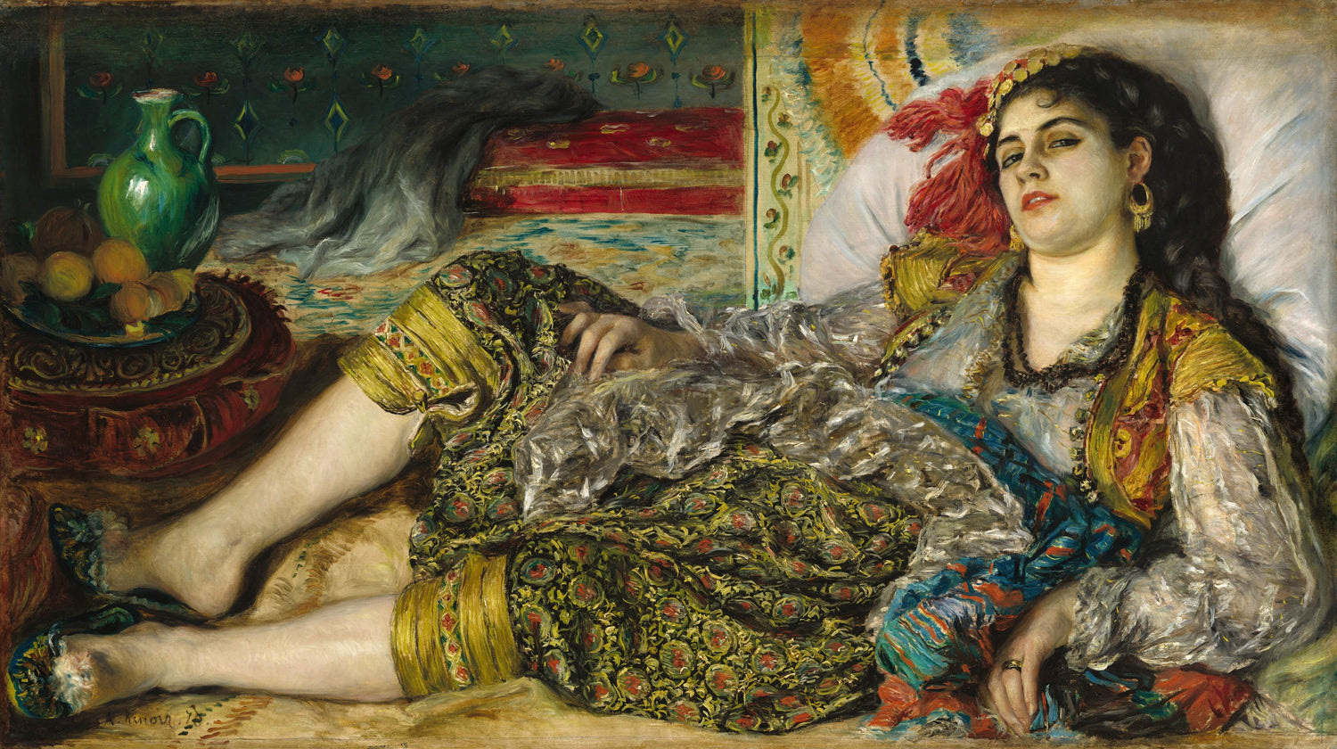 Odalisque (1870) by Pierre-Auguste Renoir