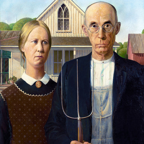 American Gothic (1930) by Grant Wood