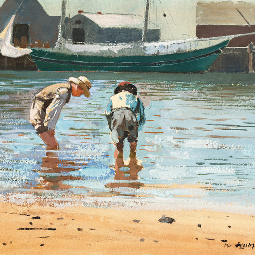 Boys Wading (1873) by Winslow Homer