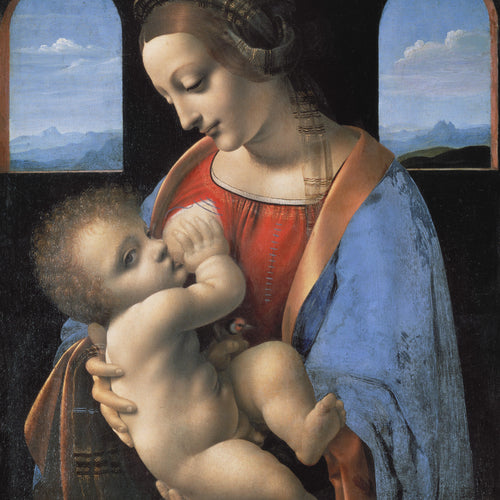 Madonna Litta (mid 1490s) by Leonardo da Vinci