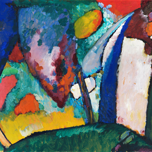 The Waterfall (1909) by Wassily Kandinsky