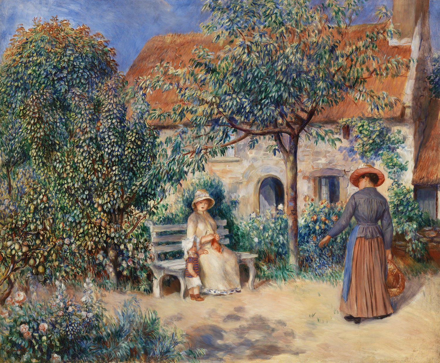 In Brittany (En Bretagne) (1886) by Pierre-Auguste Renoir